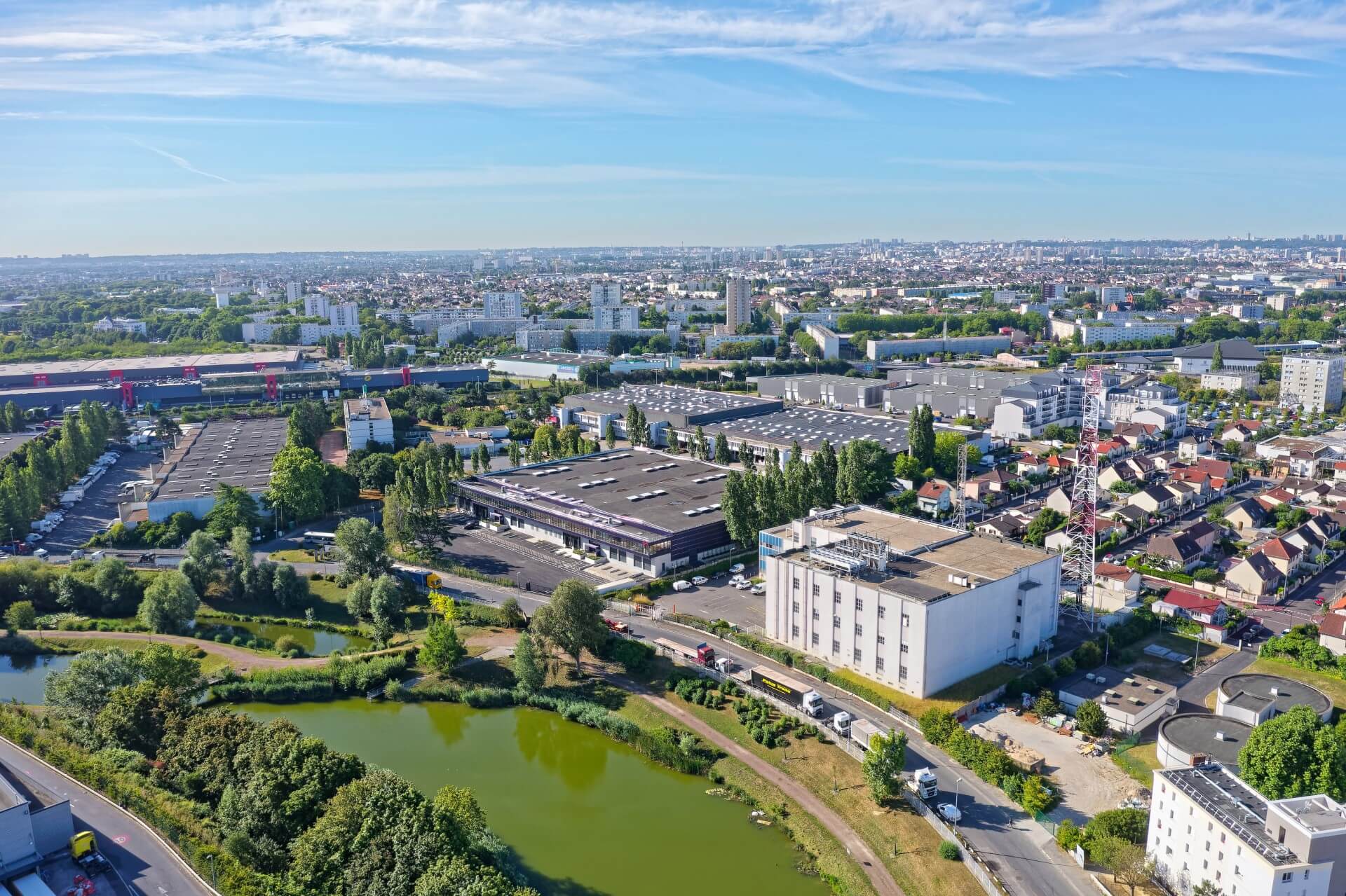 Site logistique Grand Paris Nord 2 au Blanc-Mesnil